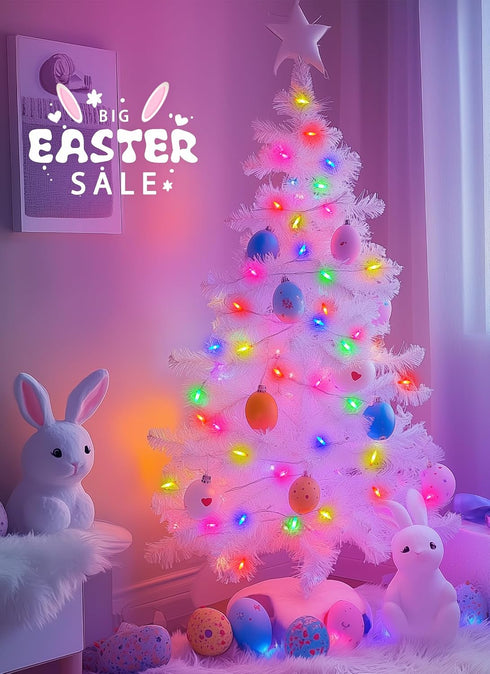 39 100 8 Pink + Multicolor Mini String Lights, Feet LED Pastel Mini Lights with Lighting Modes, Connectable Twinkly