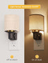 Dimmable, 0-100LM, L LOHAS LED Night Lights Plug into Wall, Plug in Night Light Farmhouse Decorative Nightlights Plug