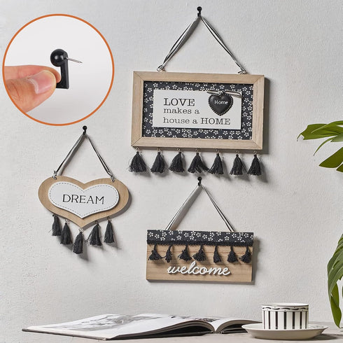 Push Pin Hooks, 50 Pieces Cork Board Hooks for Wall, Decorative Thumb Tacks for Bulletin Board and Photos