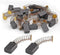 20Pcs Carbon Brushes - 12 x 8 x 5mm Electric Motor Replacement Brushes with Spring Wires for Power Tools