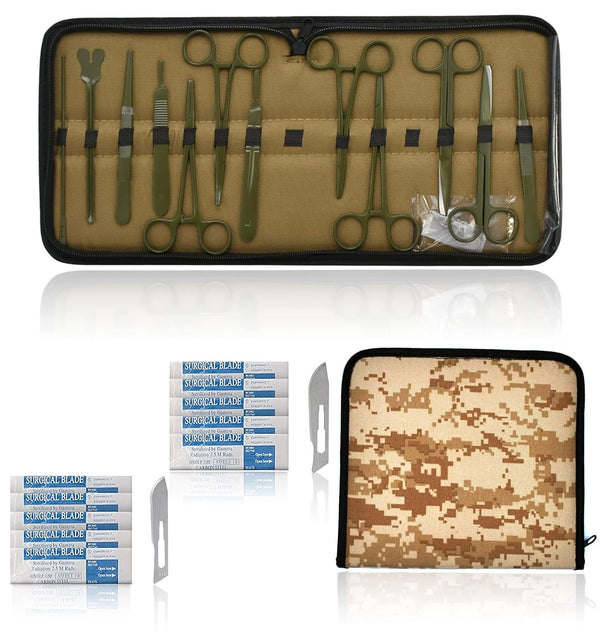 OdontoMed2011 Dissection Kit, 24 Pcs Advanced Lab Kit for Anatomy & Biology Students