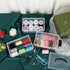 BTSKY 3 Layers Cute Dolphin Clear Plastic Pencil Box, Multipurpose Craft Storage Containers with Lid & Handle