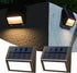 Luminara Solar Step Lights - Weatherproof Outdoor Stair Lighting, Solar-Powered Deck Lights