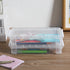6 Pack, Mr. Pen- Clear Pencil Boxes, Snap-Tight Lid, Crayon Box, Plastic