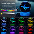 3D 3.15 Inch (80mm) 16 Planes Night Light, Aviation Gifts, Crystal Ball Airplane Night Light with Remote, Pilot Lamps