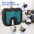 Tailbone Gel Enhanced Seat Cushion - Memory Foam Chair Pillow with Cooling Gel for Sciatica Coccyx Back & Pain Relief