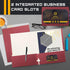 Better Office Products Two Pocket Portfolio Folders, 50-Pack, Burgundy, Letter Size Paper Folders