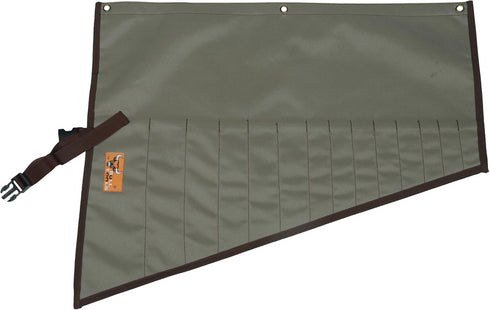 Wrench Roll Bag Organizer Tool Pouch, Heavy Weight, Water Proof Ballistic Polyester, 14 Pocket