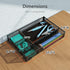 Small Metal Drawer Organizer - Pen Pencil Mesh Desk Organizer Tray for Office, Bathroom, Kitchen