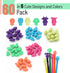 Mr. Pen - Erasers, Cap 60 Pack - Cute Colorful Animal Eraser Caps for Kids, Pencil Toppers, School Supplies