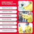 Ever Ready First Aid Isolation Gown, Fluid Resistant, Yellow, Pack of 10 with Elastic Wrists