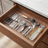 Briwooody 2 (Clear,8 Pcs Large Expandable Acrylic Drawer Organizers, Grid Adjustable Drawer, Dividers Organizer