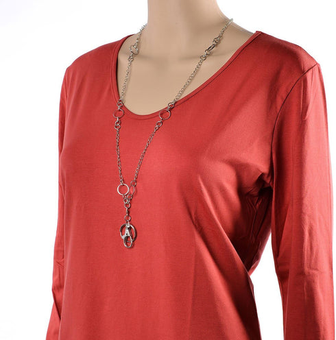Lanyards for ID Badges - Fashionable Stainless Steel Necklace, Detachable Neck Lanyard for Teachers, Doctors, and Nurses