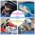 700Pcs Nylon Spade Quick Disconnect Connectors Kit, Fully-Insulated Male and Female Crimp Wire Terminals with Tools