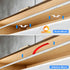 24in, 6000K 110V-120V Counter, Closet, maylit Under Cabinet Strip Lighting Plug in Ultra Bright Small LED Light Bar