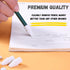 Mr. Pen White Pencil Top Erasers, 120 pc - Eraser Caps for Pencils, White Pencil Head Erasers
