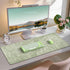 iCasso Desk Cover Mat Green,Extra Large Mouse Pad for Laptop,Anti-Slip Keyboard Pad with