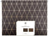 U Brands Classic Hanging File Folders Set, Office Supplies, Black, Gold and White, FSC Certified, 6 Count