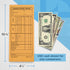Guardian Cashier Deposit Report Envelopes with Gummed Flaps, Pack of 500 Cash Drop Envelopes for Small Businesses