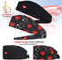 Adjustable Working Caps with Button & Sweatband - One Size Fits All