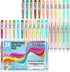 Retractable Gel Pens - 24 Colors Cute Pen Set for Adult Coloring, Art and School Supplies
