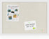 Board2by White Cork Board Bulletin Board with Linen, 24" x 18" Wood Framed Corkboard for Wall Decor