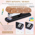Bling Crystal Stapler Gift, Sparkly Diamond Stapler for Desk, Handmade Clay Rhinestone Machine Stapler (Champagne Gold)