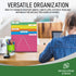 Green File Folders, 1/3-Cut Tabs, Letter Size, 12-Pack, Durable Office Filing Folders for Documents and Papers