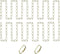 Amadget 20 Ft Lighting Chain with Connection Locks for Hanging Lamp, Chandelier, Pendant,