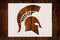Spartan Helmet Stencil State Inspired, 11" x 8.5" for Art, Crafts & DIY Projects