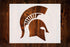 Spartan Helmet Stencil State Inspired, 11" x 8.5" for Art, Crafts & DIY Projects