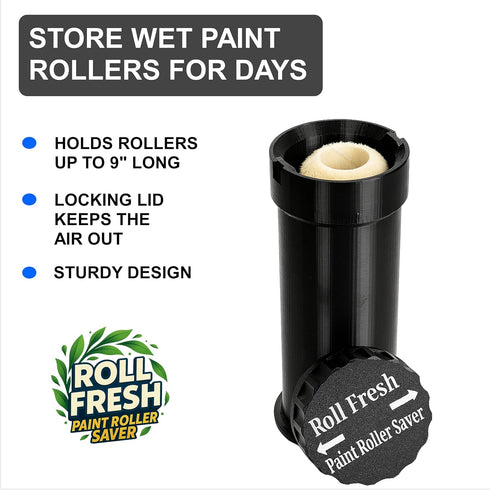 Generic Smart Paint Roller Cleaning & Storage Tool Bundle PowerSpin Pro Roller Cleaner, CleanSweep Pro Paint Squeegee