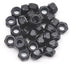 binifiMux 30Pcs M6-1.0mm Black Zinc Plated Nylon Lock Nuts, Self Clinching