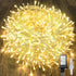 240LED 88Ft Connectable String Lights Indoor Outdoor Clear Wire | Warm White