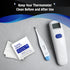 HandyClean Thermometer Cleaning Wipes, 70% Isopropyl Alcohol, 1000 ct Individually Wrapped Probe Wipes