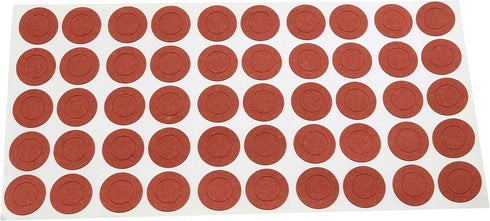 Maxmoral 100pcs Hollow Paper Pad Lithium Battery Insulator Rings, Adhesive Cardboard Sticker (Red+Green)