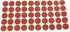Maxmoral 100pcs Hollow Paper Pad Lithium Battery Insulator Rings, Adhesive Cardboard Sticker (Red+Green)