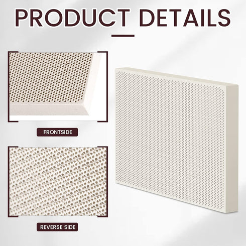 Zonon 2 Pieces Ceramic Honeycomb Soldering Board, Heat Proof Mat for Jewelry Making and Welding Tools