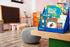 Adir Corp. Countertop, 3-Tier Adir Cardboard Book Display - Classroom Organizer Keeper Bookshelf for Desk, Office