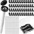 Zhengmy 48 Set 3 Inch Shutter Fasteners Shutter Pins Screws and Caps Bulk