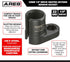 ARES 70323 22mm 1/2-inch Drive Heated Oxygen Sensor Socket, Offset Design for Side Access, Prevents Wire Damage