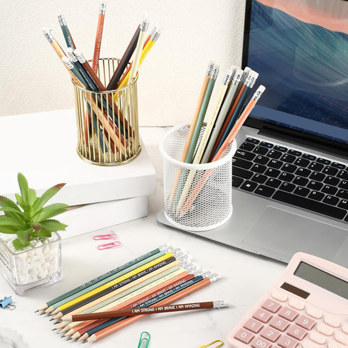 Fumete 72 Pcs Back to School Gifts for Students, Motivational Pencils with Inspirational Sayings, Bulk #2 HB Wood