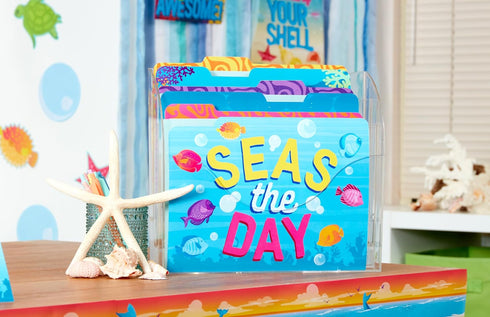 Eureka Seas The Day Student and Teacher File Folders, 9" x 11.5", 4 Pieces
