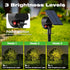 4 Pack 53 3 nipify Solar Lights Outdoor Waterproof, LED Solar Spot Lights with Modes Landscape Spotlights for Outside