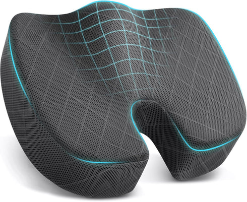 TushGuard Seat Cushion - for Office Chair, Car Seat, Airplane, Bleacher -