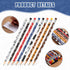 Teling 32 Pcs Western Cowboy Cowgirl Pencils for Kids, Fun Cowboy Theme Decorative Pencils