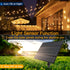 60FT Dimmable 3Modes 25 2 Bulb, G40 Ollny Solar Lights Outdoor, Waterproof Remote Control Timers String Light with LED