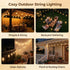 10 Pack ST40 Bulbs 7W E17 Bulbs Replacement for Outdoor String Lights, Intermediate Base Clear Incandescent Edison