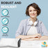 Shop4Mailers 7.5 x 10.5 Glossy White Plastic Self Seal Poly Mailer - Waterproof Shipping Envelope, 1000 Pack