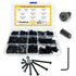 720 Pcs M3 Screws Nuts Washers Assortment M3x6MM-35MM, Hex Socket Button Head Metric Bolts Kit, 10.9 Grade Alloy Steel